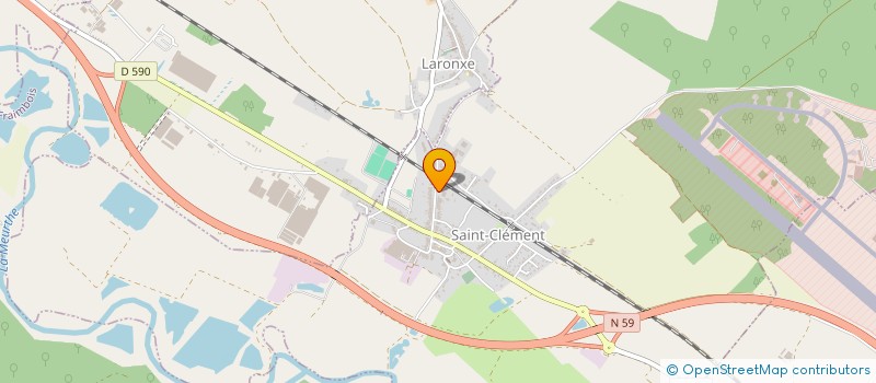 localisation de l'entreprise SCI BMI  SAINT-CLEMENT