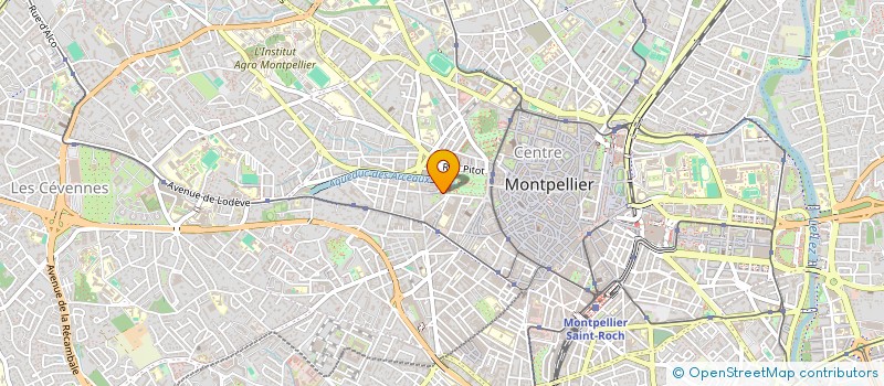 localisation de l'entreprise SCI BMI  MONTPELLIER