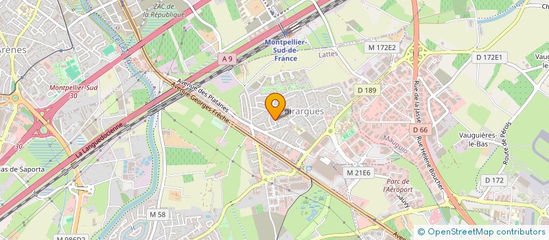 localisation de l'entreprise SCI BMJ à LATTES