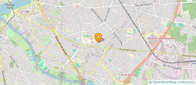 localisation de l'entreprise SCI BMJE à SAINT-SEBASTIEN-SUR-LOIRE