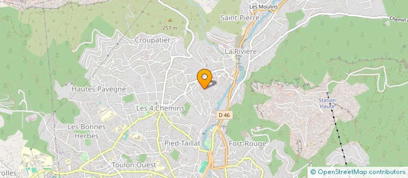 localisation de l'entreprise SCI BML  TOULON