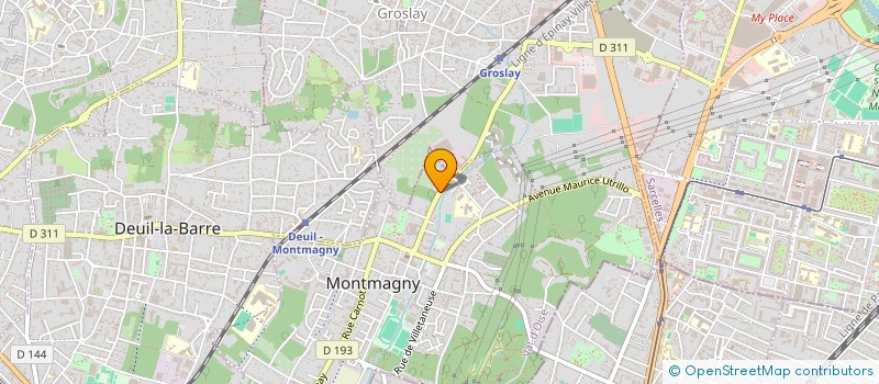 localisation de l'entreprise SCI BMM  MONTMAGNY