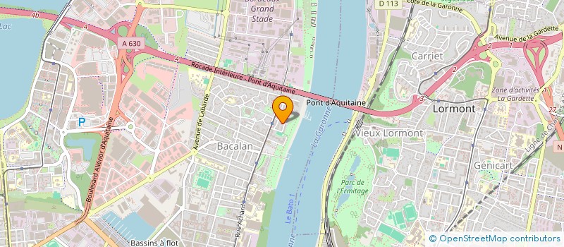 localisation de l'entreprise SCI BMN  BORDEAUX