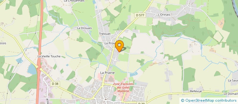 localisation de l'entreprise SCI BMO IMMOBILIER  GUICHEN