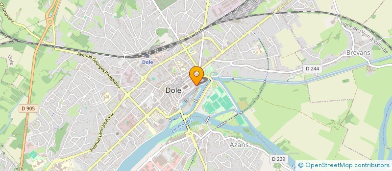 localisation de l'entreprise SCI BMP IMMO à DOLE
