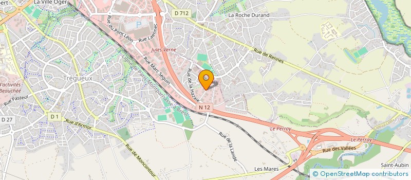 localisation de l'entreprise SCI BMP IMMOBILIER  TREGUEUX