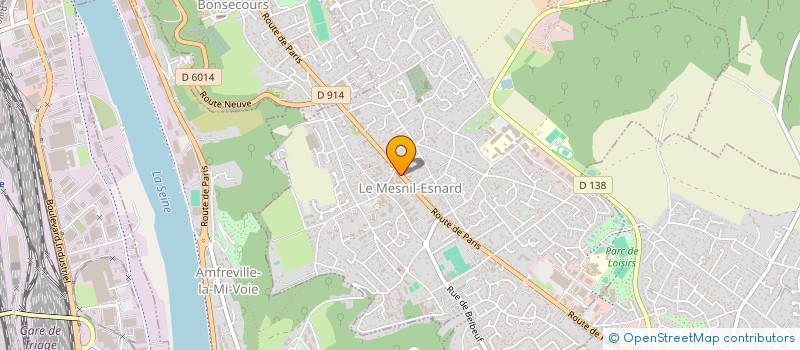 localisation de l'entreprise SCI BMPA  LE MESNIL-ESNARD