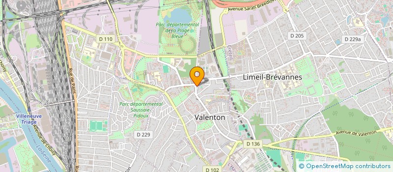 localisation de l'entreprise SCI BMPG à VALENTON