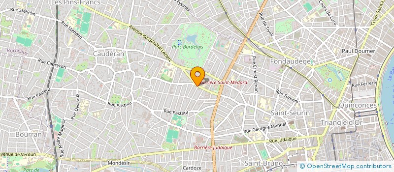 localisation de l'entreprise SCI BMPGM  BORDEAUX