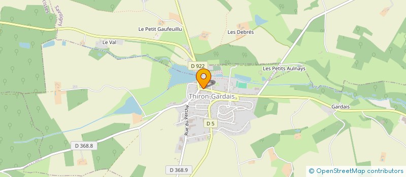 localisation de l'entreprise SCI BMR à THIRON-GARDAIS