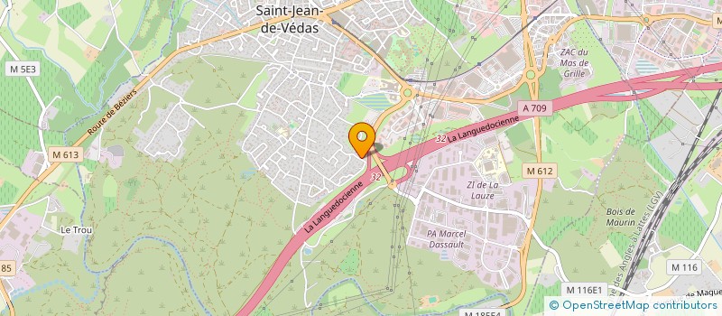 localisation de l'entreprise SCI BMR  SAINT-JEAN-DE-VEDAS