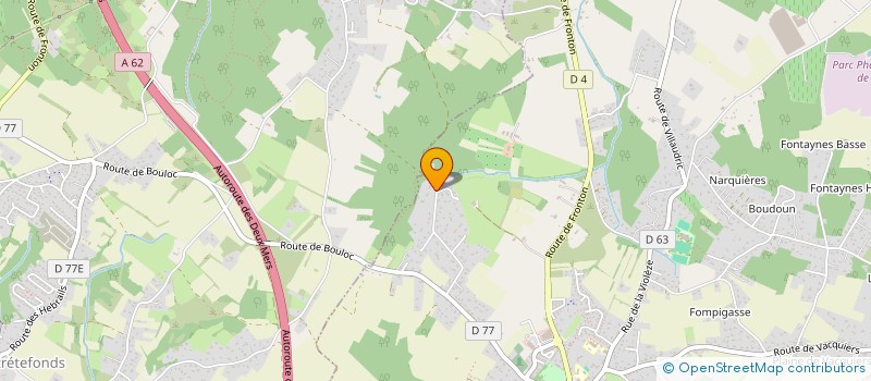 localisation de l'entreprise SCI BMR IMMO  BOULOC