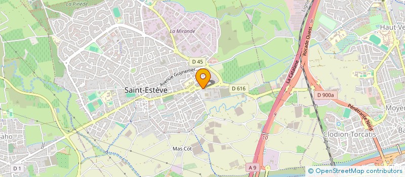 localisation de l'entreprise SCI BMR PROMOTION  SAINT-ESTEVE