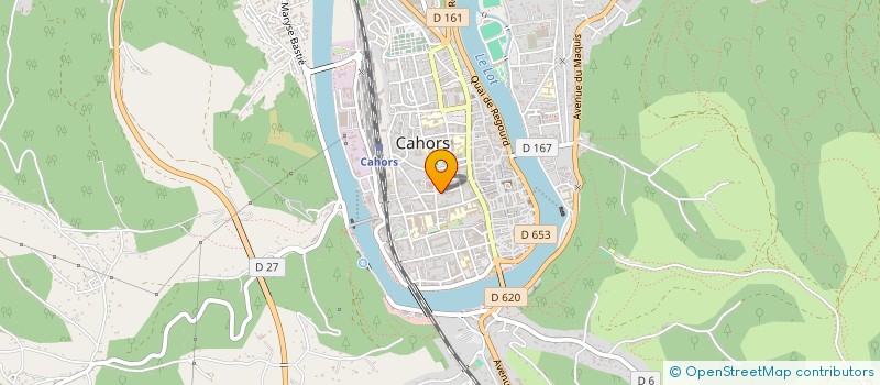 localisation de l'entreprise SCI BMS  CAHORS