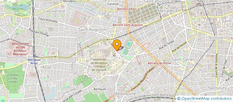 localisation de l'entreprise SCI BMS  BORDEAUX