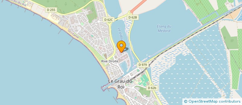 localisation de l'entreprise SCI BMS  LE GRAU-DU-ROI