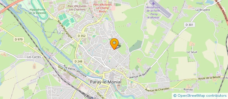 localisation de l'entreprise SCI BMSB  PARAY-LE-MONIAL