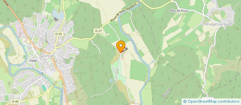 localisation de l'entreprise SCI BMTF  QUISSAC