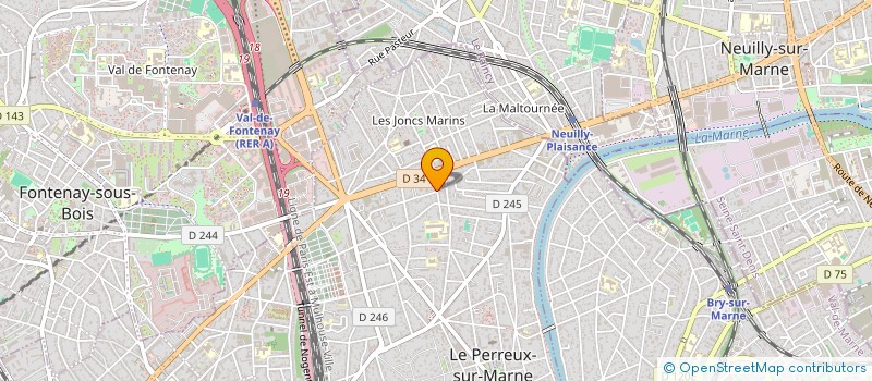 localisation de l'entreprise SCI BMTO  LE PERREUX-SUR-MARNE