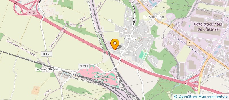 localisation de l'entreprise SCI BMTR  GRENAY