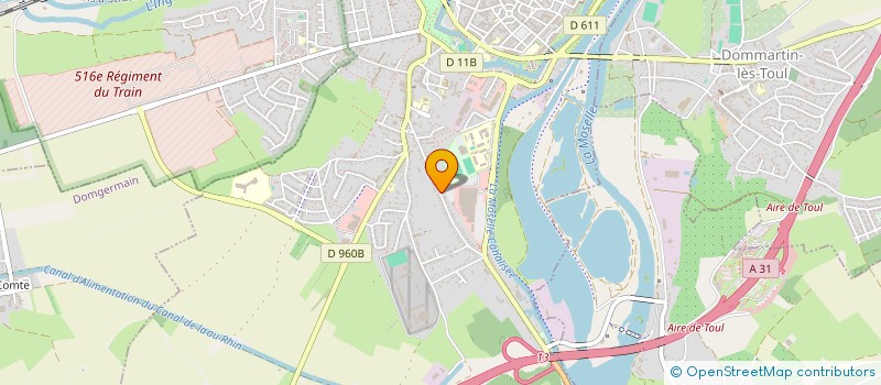 localisation de l'entreprise SCI BMV  TOUL