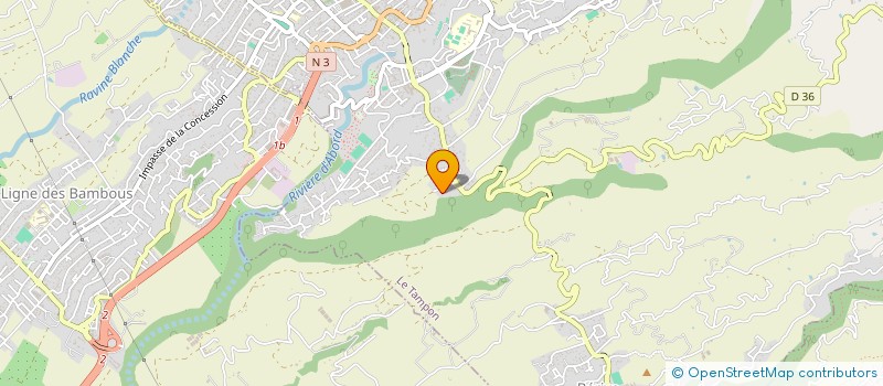 localisation de l'entreprise SCI BMV  LE TAMPON