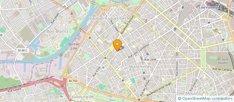 localisation de l'entreprise SCI BMVD à LILLE