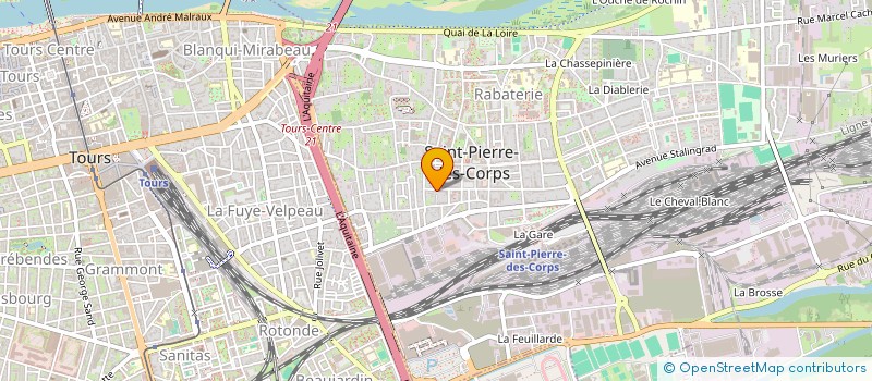 localisation de l'entreprise SCI BMVL  SAINT-PIERRE-DES-CORPS