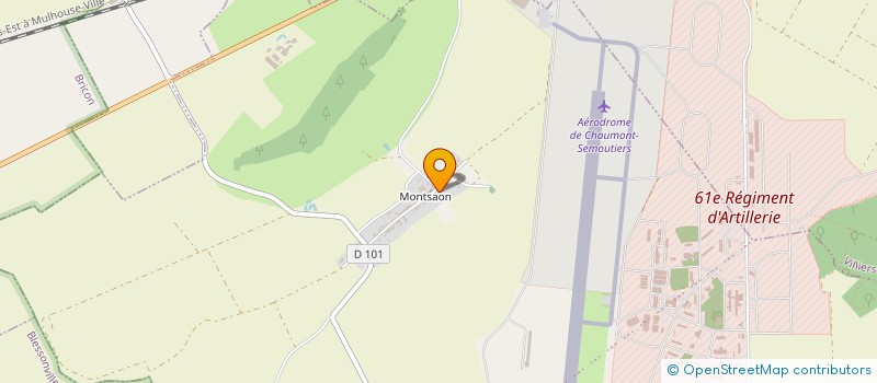 localisation de l'entreprise SCI BMVL IMMOBILIER à SEMOUTIERS-MONTSAON