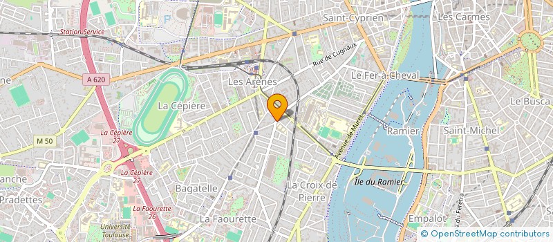 localisation de l'entreprise SCI BN 274 à TOULOUSE