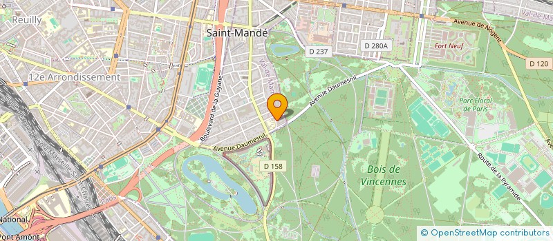 localisation de l'entreprise SCI BN IMMO  SAINT-MANDE