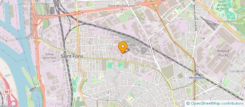 localisation de l'entreprise SCI BN IMMO  VENISSIEUX