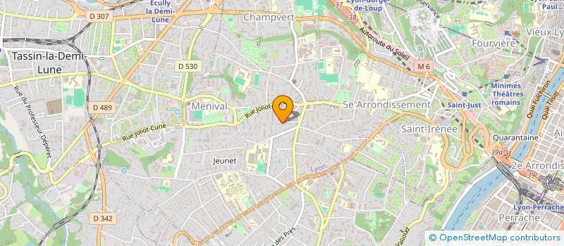 localisation de l'entreprise SCI BN2C  LYON