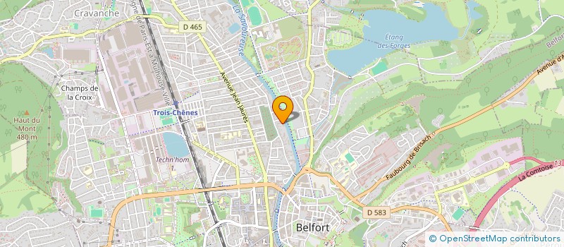 localisation de l'entreprise SCI BNB à BELFORT