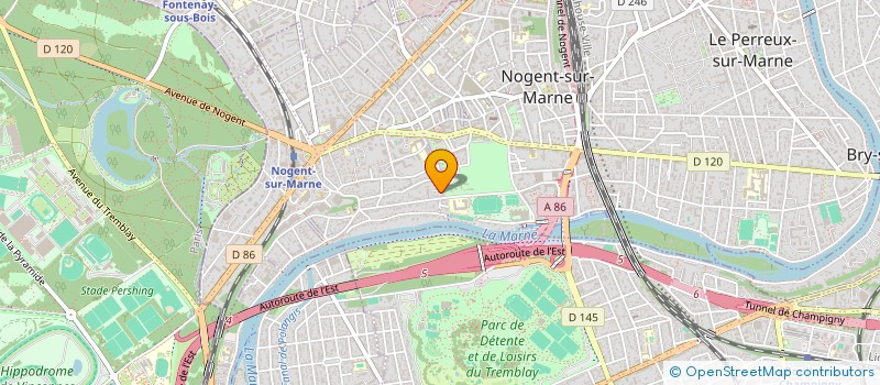 localisation de l'entreprise SCI BNB  NOGENT-SUR-MARNE