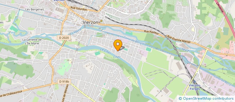 localisation de l'entreprise SCI BNB INVEST  VIERZON