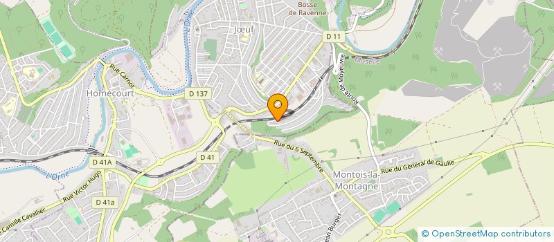 localisation de l'entreprise SCI BNC  JUF