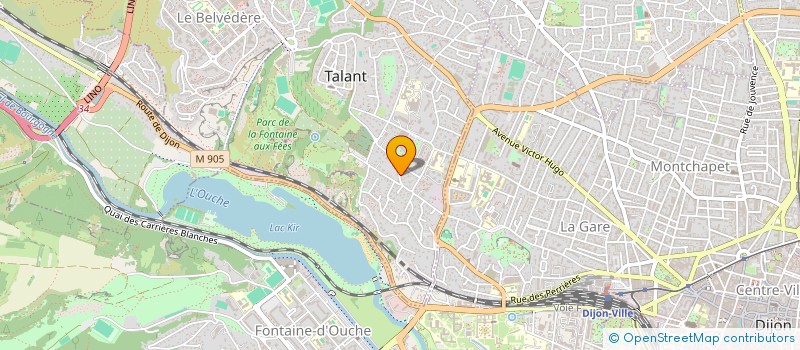 localisation de l'entreprise SCI BNC INVEST  TALANT