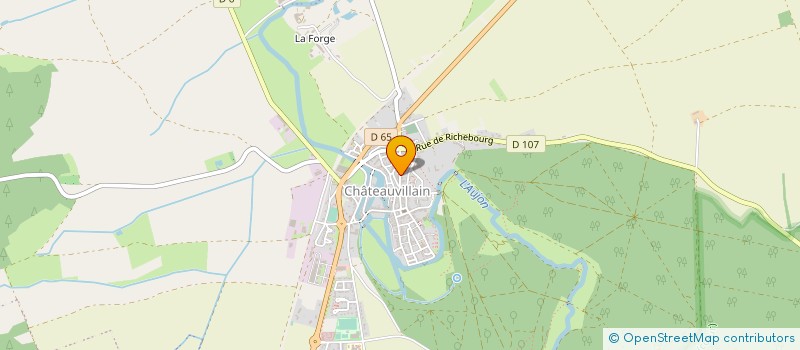 localisation de l'entreprise SCI BNCC à CHATEAUVILLAIN
