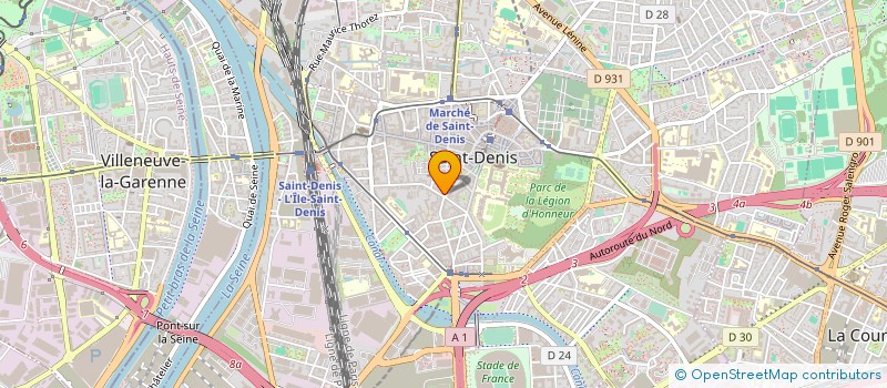 localisation de l'entreprise SCI BNCF à SAINT-DENIS
