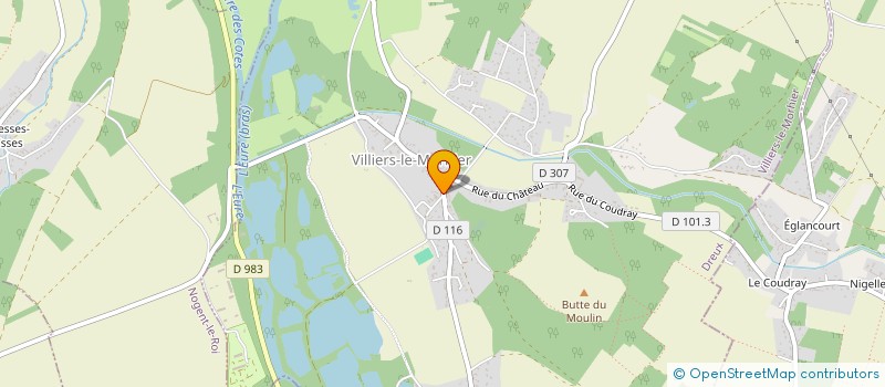 localisation de l'entreprise SCI BNDC à HOUX