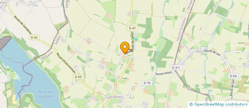 localisation de l'entreprise SCI BNG  BORDERES SUR L'ECHEZ