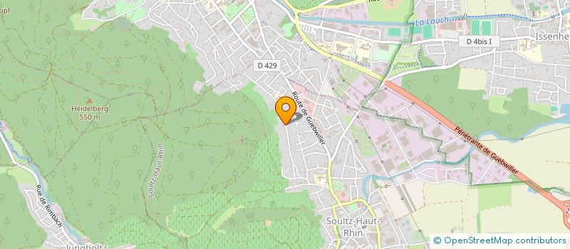 localisation de l'entreprise SCI BNG  WITTENHEIM