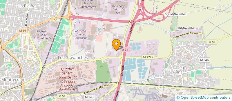 localisation de l'entreprise SCI BNG MOTIVES  CLERMONT-FERRAND