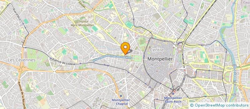 localisation de l'entreprise SCI BNIC à MONTPELLIER