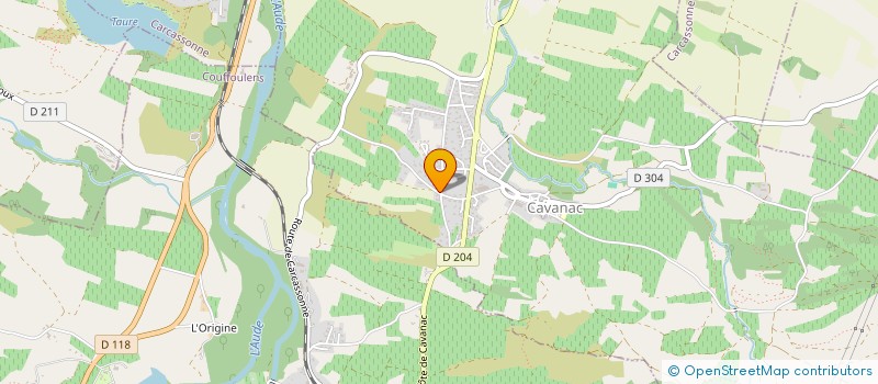 localisation de l'entreprise SCI BNJ LE CRES  CAVANAC