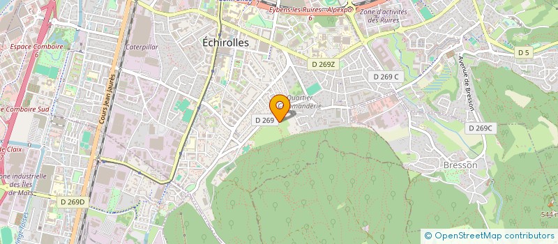 localisation de l'entreprise SCI BNK à ECHIROLLES