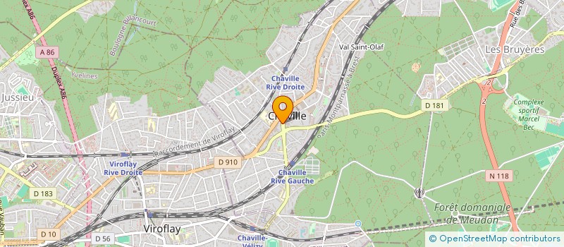 localisation de l'entreprise SCI BNKTI à CHAVILLE