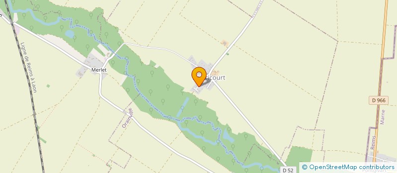 localisation de l'entreprise SCI BNL  BERTRICOURT