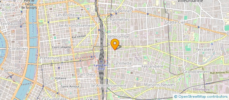 localisation de l'entreprise SCI BNR  LYON